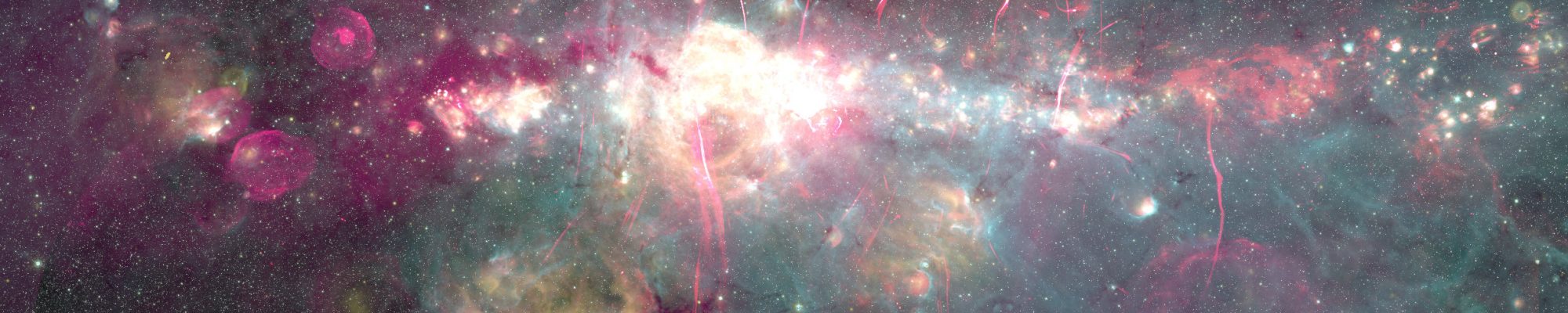 20260721 Imagen del centro galáctico obtenida a partir de las observaciones realizadas con distintos telescopios. Ashley Barnes, Izaskun Jiménez-Serra, Juan García de la Concepción